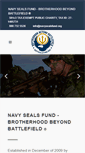 Mobile Screenshot of navysealsfund.org